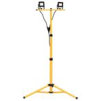 vidaXL Spotlight met statief LED 2x10 W warmwit, Huis en Inrichting, Lampen | Overige, Verzenden, Nieuw