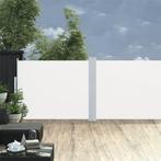 vidaXL Windscherm uittrekbaar 140x1000 cm crème, Verzenden, Nieuw