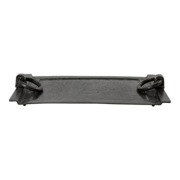 Dienblad met handgrepen ijzer brass h8 55x33 beschikbaar voor biedingen