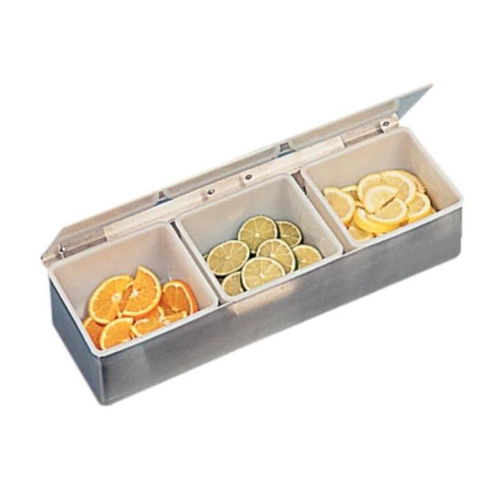 RVS Bardispenser | 3 uitneembare bakjes, Zakelijke goederen, Horeca | Overige, Verzenden