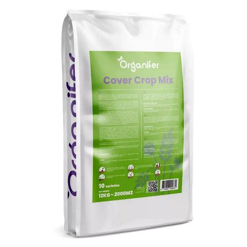Groenbemester - Vanggewas Mix - 10 Soorten  (12 kg voor 2000, Tuin en Terras, Bloembollen en Zaden, Gehele jaar, Volle zon, Verzenden