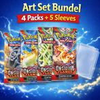 Pokémon TCG - Art Set Bundel  – 4 stuks (Obsidian Flames), Hobby en Vrije tijd, Verzamelkaartspellen | Pokémon, Verzenden, Zo goed als nieuw