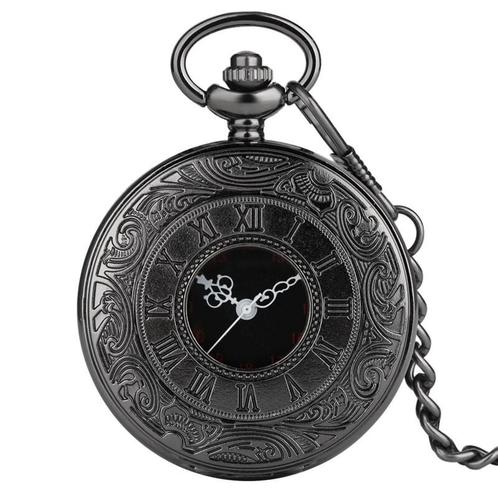Fako® - Zakhorloge - XXL - Quartz Open Classic - Ø 47mm -, Sieraden, Tassen en Uiterlijk, Horloges | Heren, Verzenden