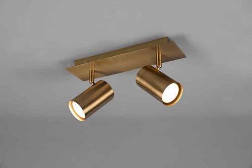 TRIO MARLEY Spot Oud messing - excl. 2x GU10 3W, Huis en Inrichting, Lampen | Spots, Nieuw, Ophalen of Verzenden
