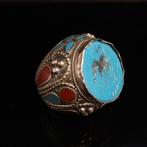 Centraal-Aziatisch / Afghaans zilverbillon - Ring -