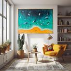 Juli Lampe - Drifting in a bay near coral reefs on the Cote, Antiek en Kunst