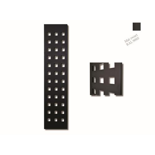 Designradiator Sanicare Square 1800 180x40 cm Mat Zwart, Doe-het-zelf en Verbouw, Sanitair, Overige typen, Nieuw, Ophalen of Verzenden