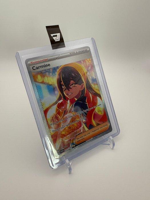Pokémon - 1 Card - Carmine - Scarlet & Violet - Twilight, Hobby en Vrije tijd, Verzamelkaartspellen | Pokémon
