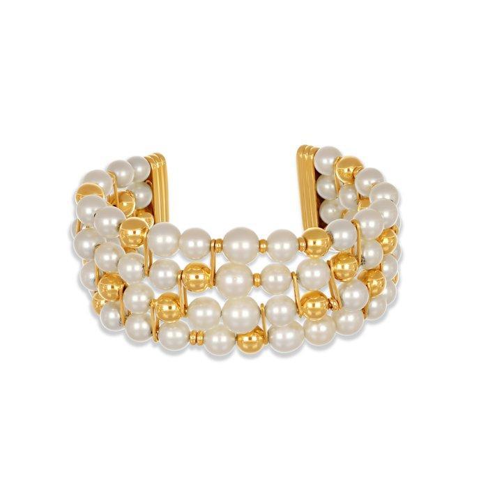 Armband - 18 karaat Geel goud - Parel, Sieraden, Tassen en Uiterlijk, Armbanden