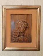 Reliëf, Madonna Addolorata - 60 cm - Hout