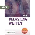 Belastingwetten 2022 9789013166644 A.W. Cazander, Boeken, Verzenden, Gelezen, A.W. Cazander