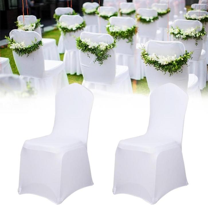Stoelhoezen - Stretch stoelhoes - Voor bruiloft of feest - 1, Huis en Inrichting, Woonaccessoires | Overige, Zo goed als nieuw