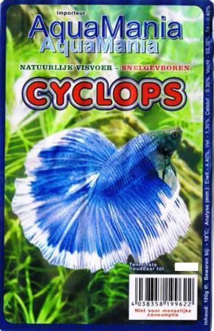 Cyclops Diepvries Visvoer, Dieren en Toebehoren, Vissen | Aquaria en Toebehoren, Nieuw, Ophalen of Verzenden