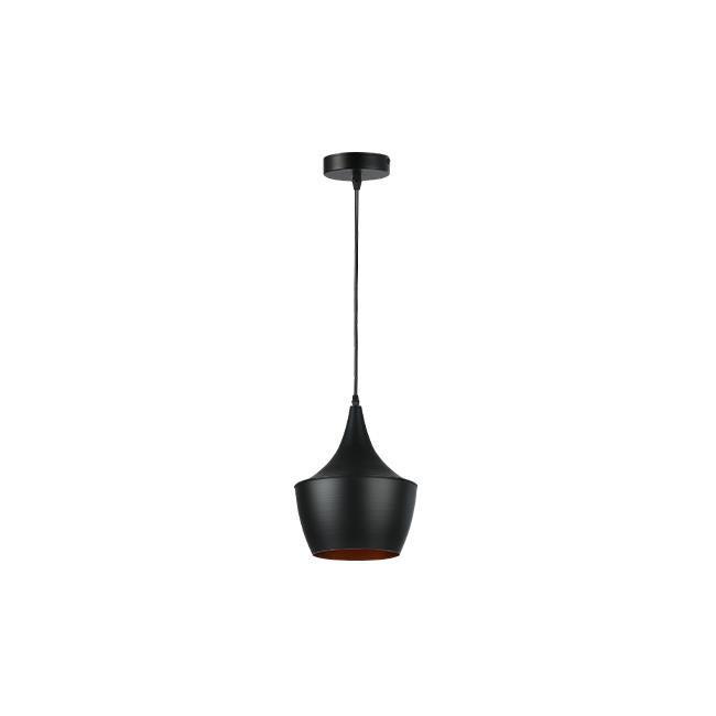 Hanglamp | Elysium | 1-lichts | Zwart, Huis en Inrichting, Lampen | Hanglampen, Nieuw, 50 tot 75 cm, Ophalen of Verzenden