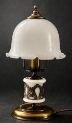 Tafellamp - Opaline glas - lampenkap van opaalglas