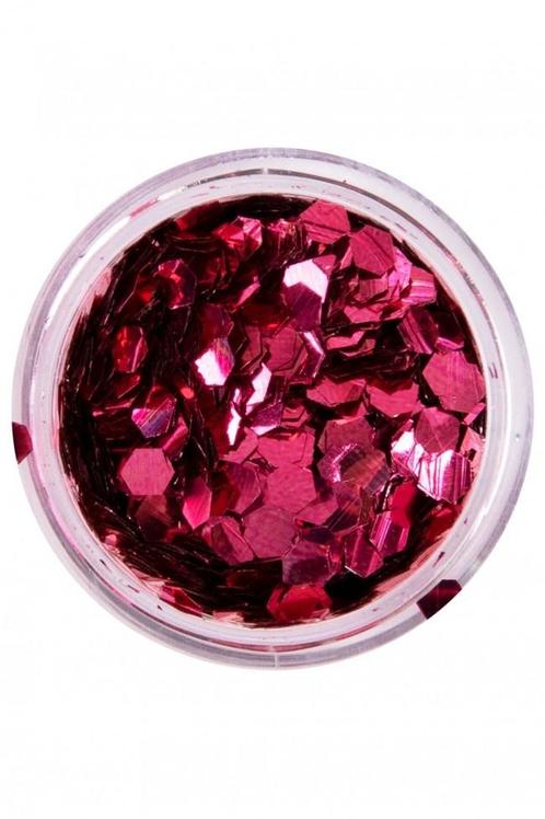 PXP Chunky Glitter Rose Bengal 2,5gr, Hobby en Vrije tijd, Feestartikelen, Nieuw, Verzenden