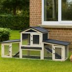 Dierenverblijf | Konijnenhok | Cavia | 204x46x84cm | Hout, Dieren en Toebehoren, Verzenden, Nieuw