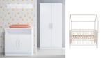 Cabino Babykamer Texas Wit Met Baby Bed Sterre 3 Delig