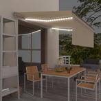 vidaXL Luifel handmatig uittrekbaar met rolgordijn en LED, Verzenden, Nieuw