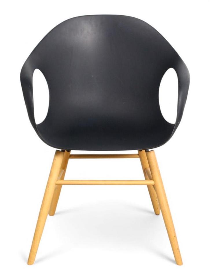 Kristalia Elephant Stoel, 4-poot, eiken-zwart, Huis en Inrichting, Stoelen, Zwart, Gebruikt, Ophalen of Verzenden