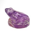 Oud-Egyptisch Amethist Kikker Amulet, Sieraden, Tassen en Uiterlijk, Antieke sieraden