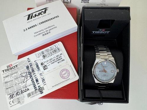 Tissot - TISSOT PRX Powermatic 80 - Ice Blue - 35 mm -, Sieraden, Tassen en Uiterlijk, Horloges | Heren