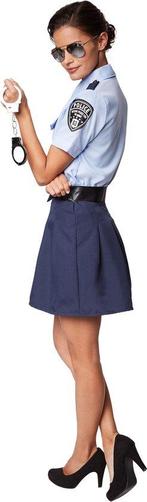 2dekans | dressforfun - Vrouwenkostuum female police officer, Hobby en Vrije tijd, Ophalen of Verzenden, Zo goed als nieuw