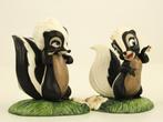 Disney - Beeldje, Flower & Miss Skunk - 11 cm - Porselein, Nieuw