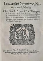 Anon - Traitte de la paix, fait entre les plenipotentiaires, Antiek en Kunst