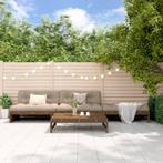 vidaXL 4-delige Loungeset met kussens massief hout, 4 zitplaatsen, Verzenden, Nieuw, Loungeset