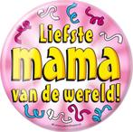 Paper Dreams - XL Button - Liefste Mama - Doorsnee 10 cm, Verzamelen, Speldjes, Pins en Buttons, Ophalen of Verzenden, Nieuw