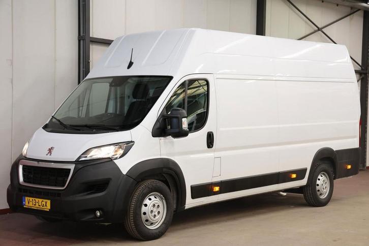 Peugeot Boxer 2.2 BlueHDi 140PK L4H3, Auto's, Bestelauto's, Lease, Handgeschakeld, Wit, Peugeot, Financial lease, Stof, Diesel