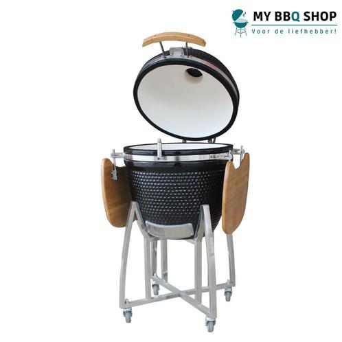 Kamado BBQ 21 Inch - Inclusief Gratis Regenhoes!, Tuin en Terras, Houtskoolbarbecues, Nieuw, Verzenden