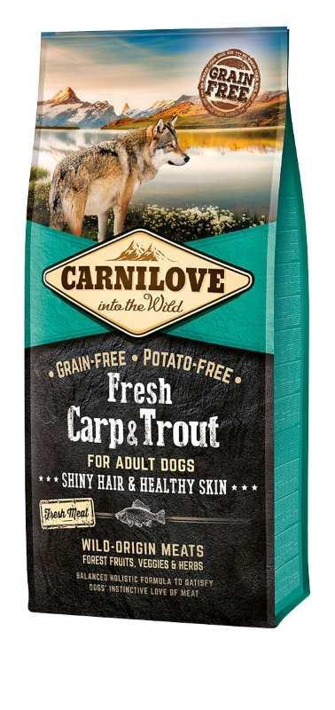 Carnilove Fresh Carp & Trout 12 kg., Dieren en Toebehoren, Dierenvoeding, Ophalen of Verzenden