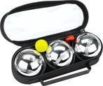 Get & Go Jeu de Boules Set III - 3 Ballen - Chroom/Zwart, Verzenden, Nieuw