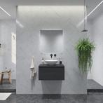 Badkamermeubelset Gliss Eros 70 cm Zwart Eiken Met Waskom, Ophalen of Verzenden, Nieuw, Bad