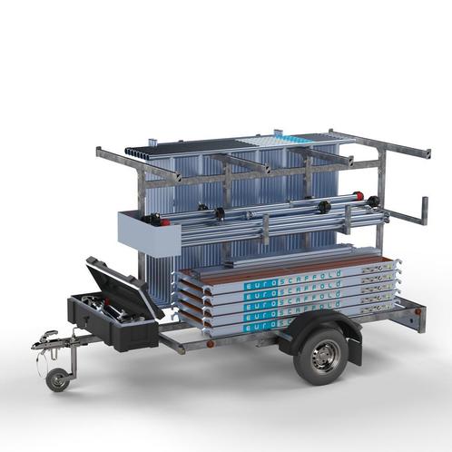 Euroscaffold Steigertransporter met 10,2 basic rolsteiger, Doe-het-zelf en Verbouw, Steigers, Rolsteiger of Kamersteiger, Nieuw