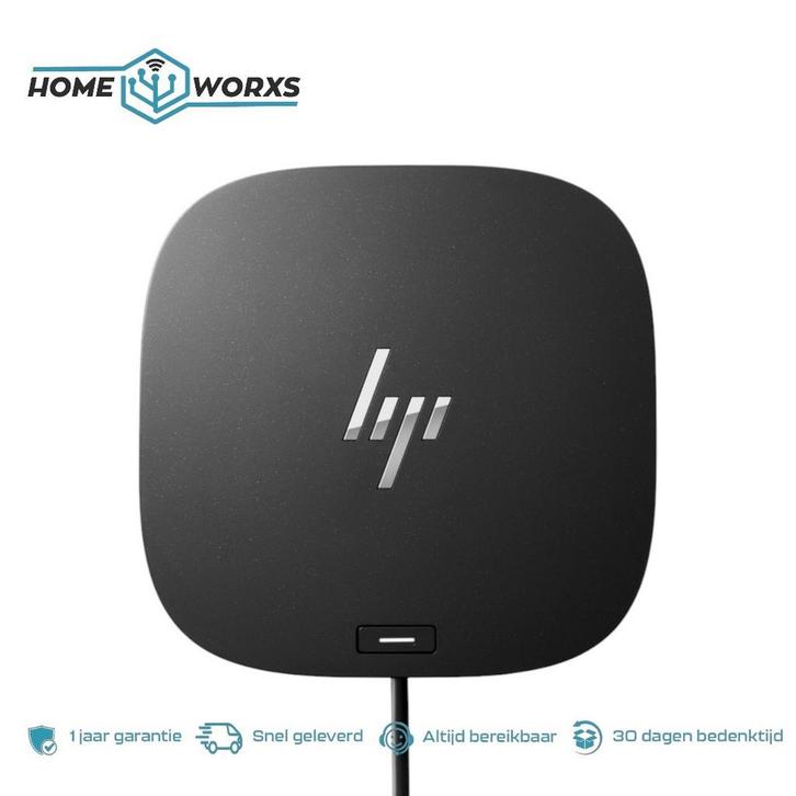 HP USB-C G5 Essential Dock inc 120W voeding, Computers en Software, Dockingstations, Laptop, Tablet, Refurbished, Docking station