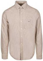 Gant Shirt Oxford Beige maat 3XL Heren, Kleding | Heren, Overhemden, Verzenden, Nieuw, GANT