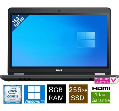 Dell Latitude E5470 14 Full HD Core i5-6200U 8GB 256GB SSD, Computers en Software, Windows Laptops, 2 tot 3 Ghz, SSD, 14 inch