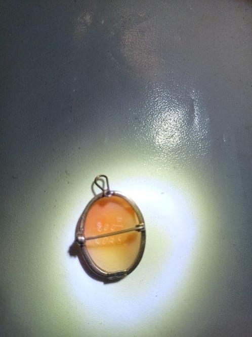 Zonder Minimumprijs - Broche steen Barnsteen, Sieraden, Tassen en Uiterlijk, Antieke sieraden
