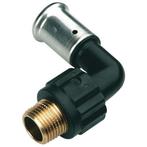 Henco kniekoppeling 90° 16x1/2 pers x buitendraad - 5PK-1604, Verzenden, Nieuw