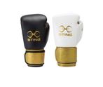 STING Bokshandschoen | Wit / Goud (Maat: 16OZ), Verzenden, Nieuw, Overige, Vechtsportbescherming