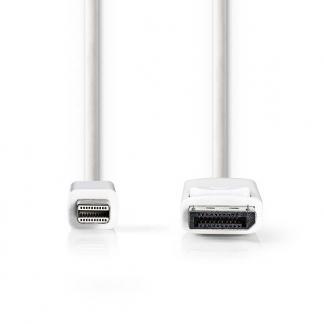 Mini DisplayPort | DisplayPort kabel | 2 meter (Full HD), Audio, Tv en Foto, Audiokabels en Televisiekabels, Nieuw, Verzenden