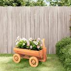 vidaXL Wagen decoratief 70x43x54 cm massief vurenhout, Tuin en Terras, Hand-tuingereedschap, Verzenden, Nieuw