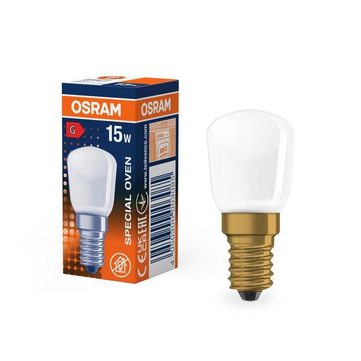 Osram Gloeilamp ovenlamp E14 230V 15W Mat 300ºC hittebest.., Huis en Inrichting, Lampen | Overige, Nieuw, Ophalen of Verzenden