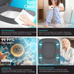 WC bril Softclose - Toiletbril - Grijs - KESSER®, Verzenden, Zo goed als nieuw