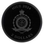 Niue. 2 Dollars 2024 1 oz Niue Bitcoin AI Cyborg Black