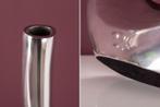 Moderne vaas WAVE 47cm zilver aluminium gepolijst decoratie, Ophalen of Verzenden, Nieuw