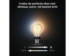 Philips Hue filament standaardlamp A60 - warm tot koelwit, Verzenden, Zo goed als nieuw